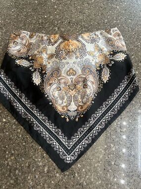 Sweet Generis Paisley-Style Handkerchief Bandana Tube Top Size 1X Hippie Boho